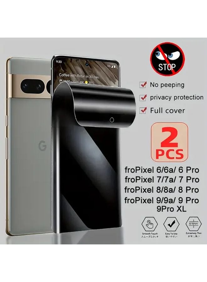 Anti Peep Water Gel Screen Protector For Google Pixel 7 Pro Non Glass Privacy Film - Image 1